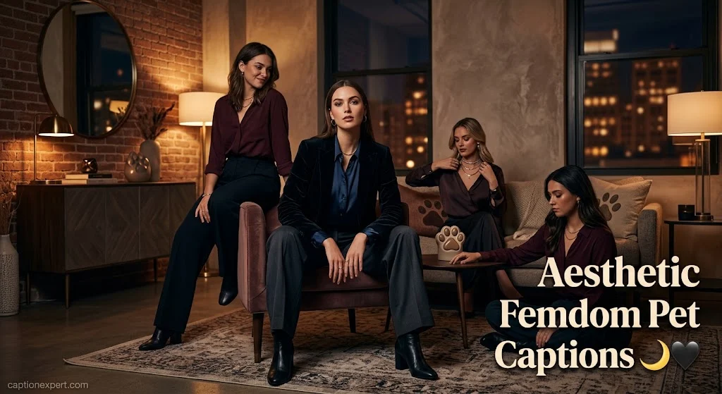 Aesthetic Femdom Pet Captions