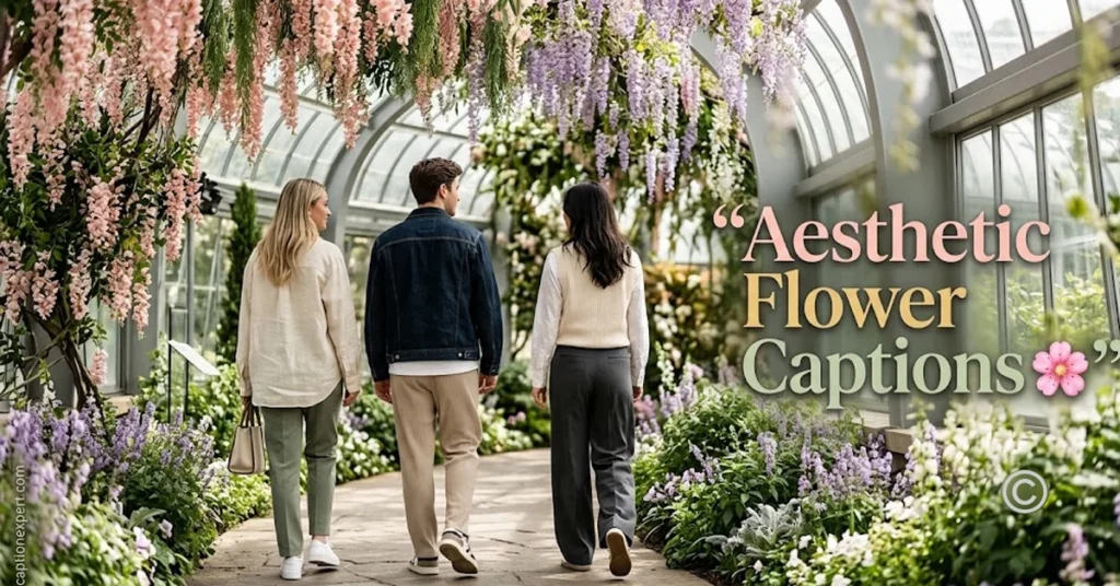 Aesthetic Flower Captions