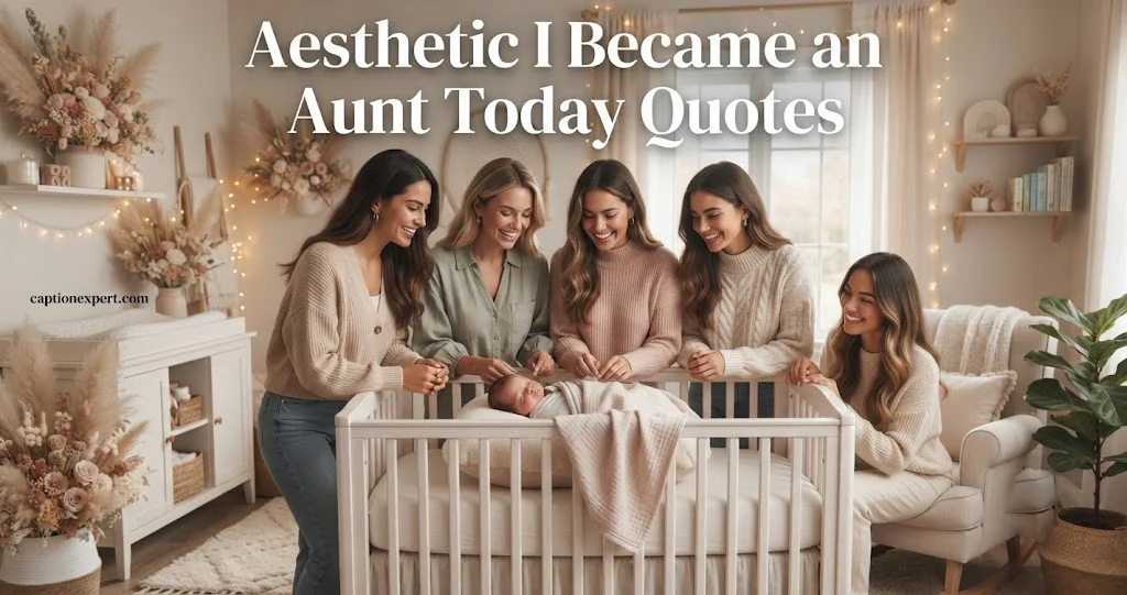 Aesthetic I Became an Aunt