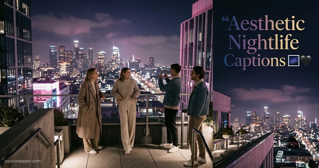 Aesthetic Nightlife Captions