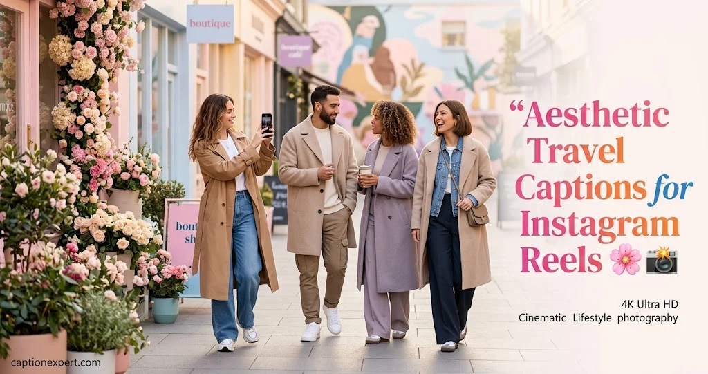 Aesthetic Travel Captions for Instagram Reels