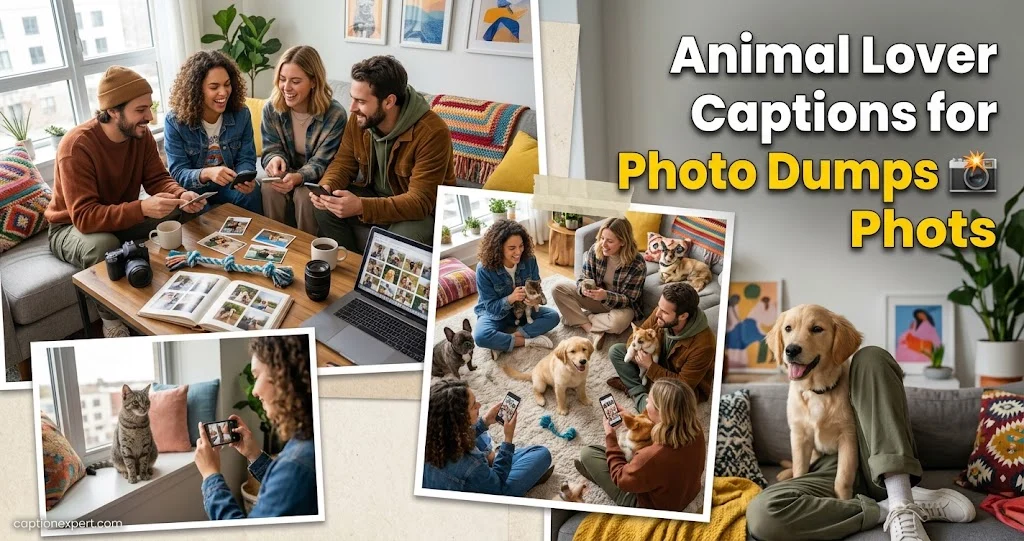 Animal Lover Captions for Photo Dumps