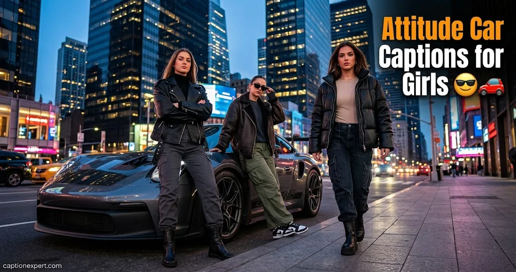 Attitude Car Captions for Girls