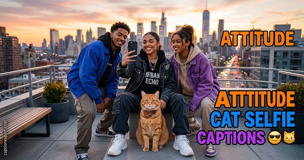Attitude Instagram Captions for Selfies With Your Cat