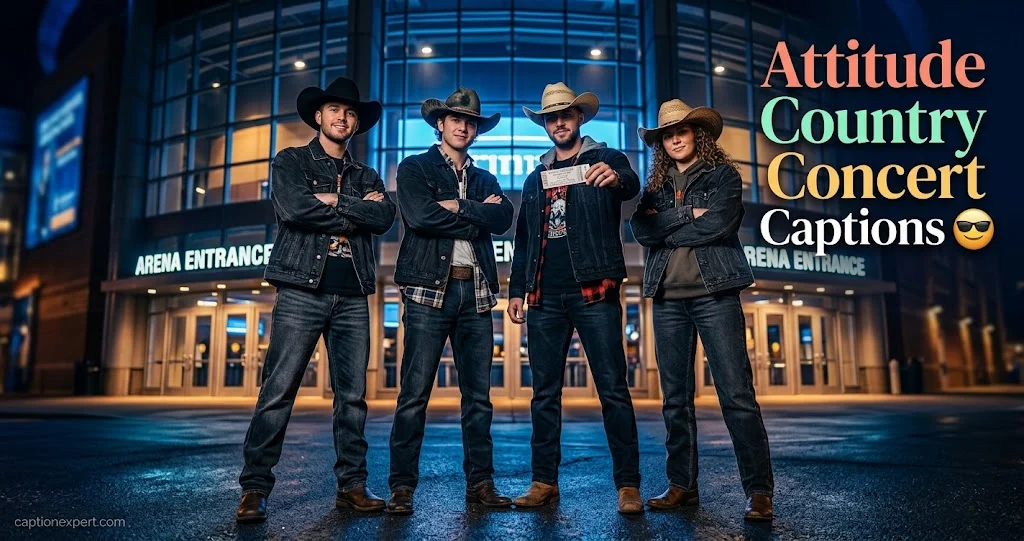 Attitude Country Concert Captions