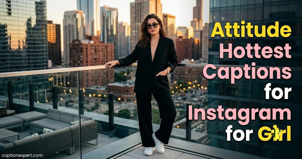 Attitude Hottest Captions for Instagram for Girl