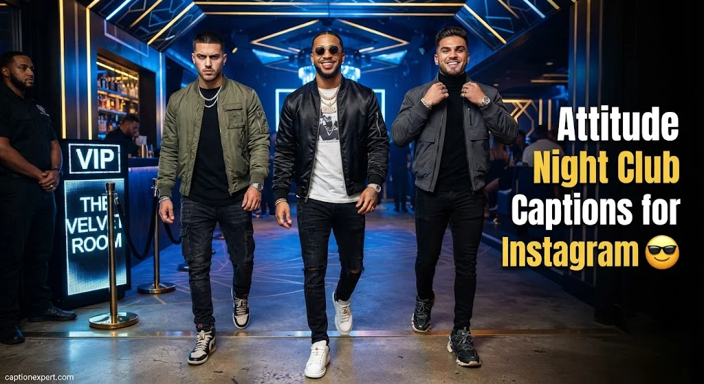 Attitude Night Club Captions