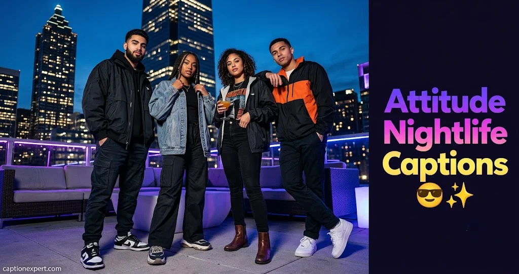 Attitude Nightlife Captions