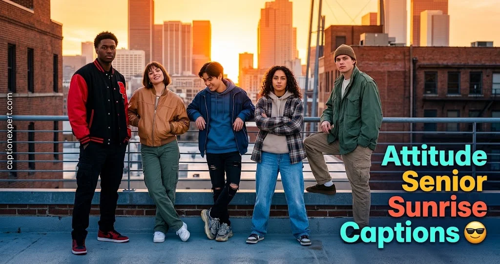 Attitude Senior Sunrise Captions 