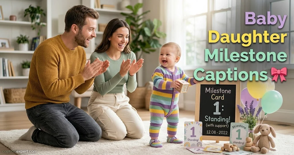 Baby Daughter Milestone Captions