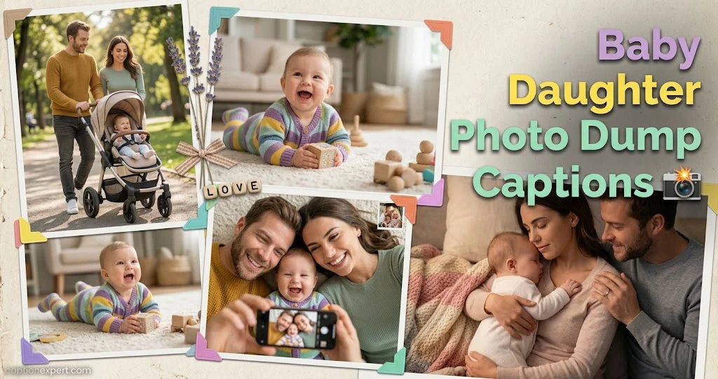 Baby Daughter Photo Dump Captions