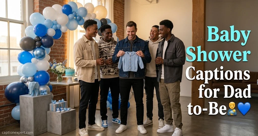 Baby Boy Shower Captions for Dad-to-Be 