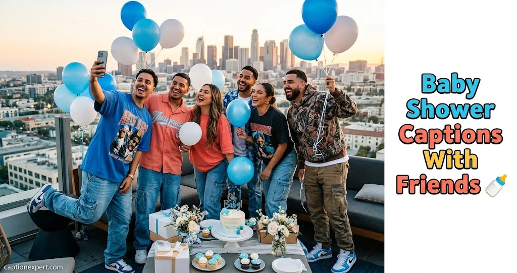 Baby Shower Captions With Friends