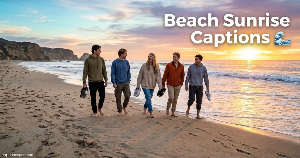 Beach Sunrise Captions