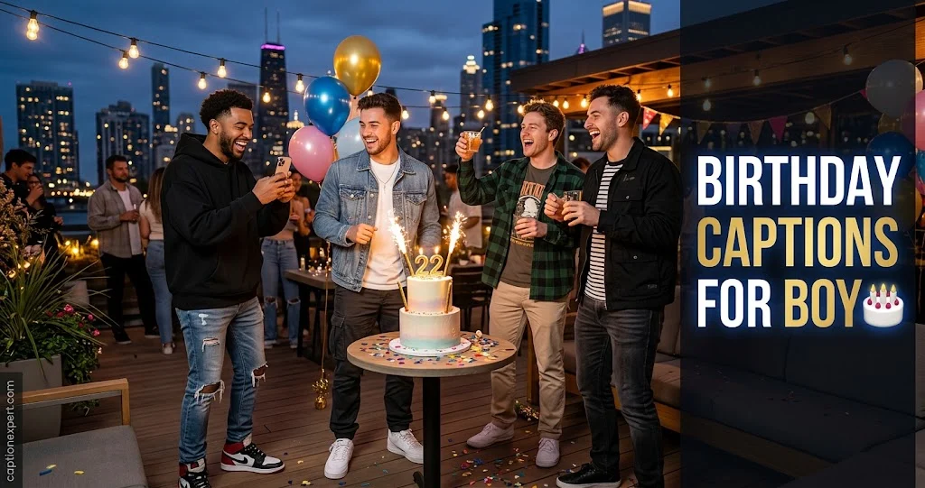 Birthday Captions for Boys