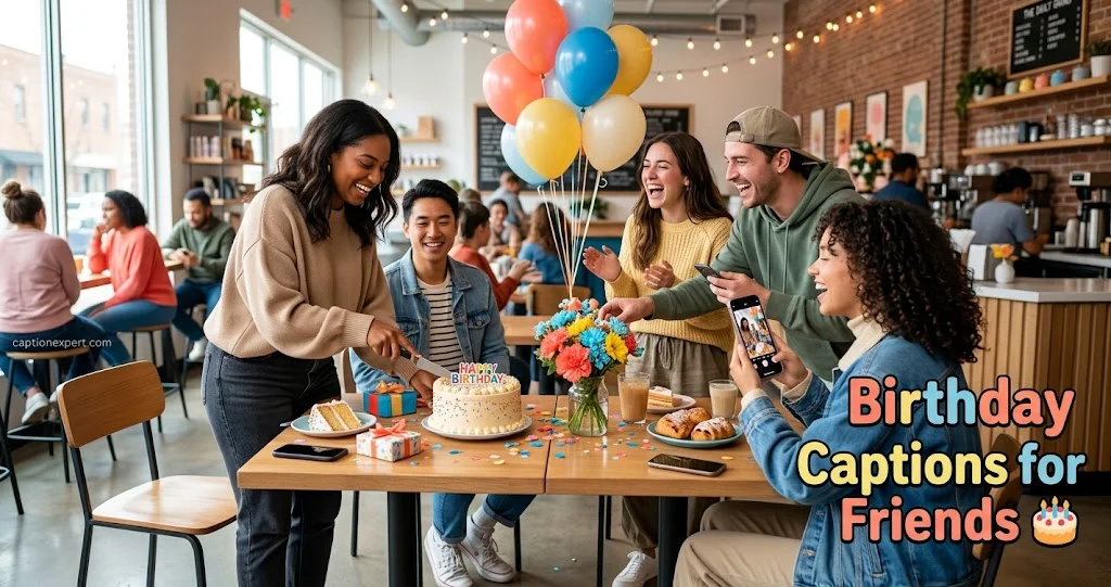 Birthday Captions for Friends
