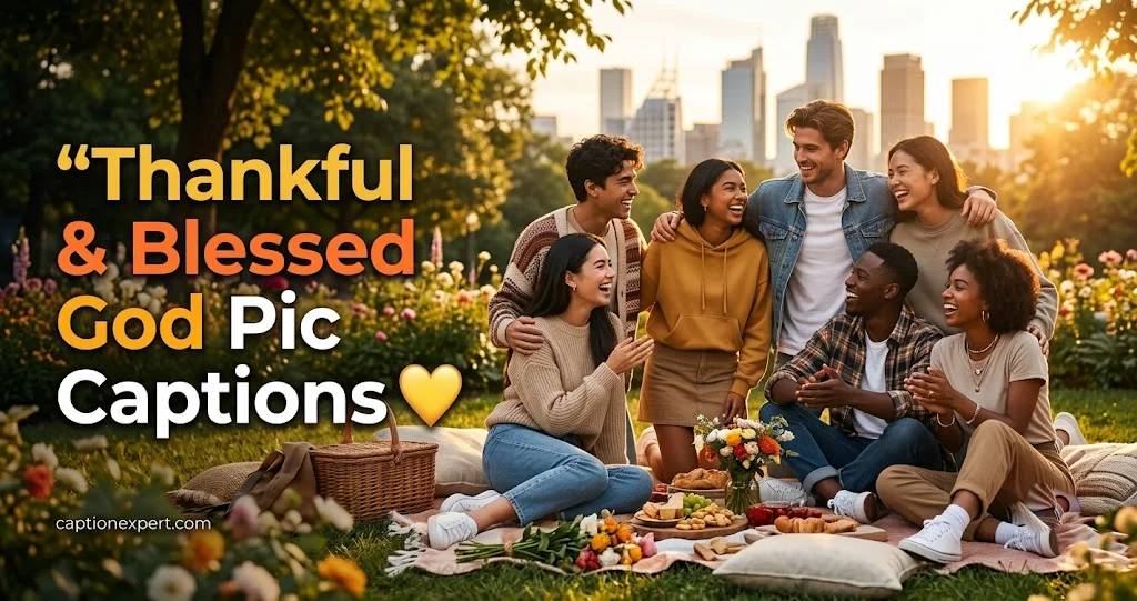 Blessed God Pic Captions
