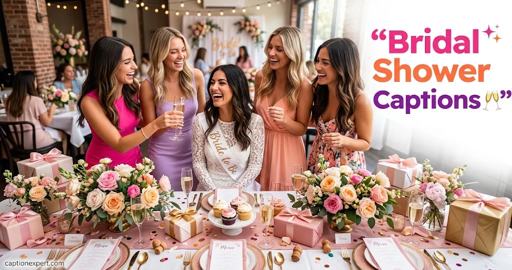 Bridal Shower Captions