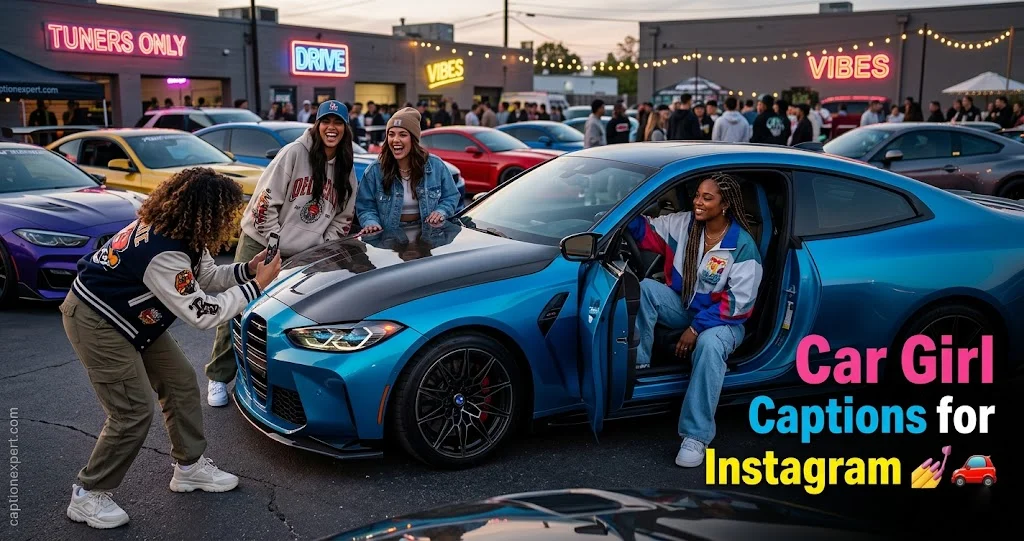 Best Car Captions for Instagram for Girl