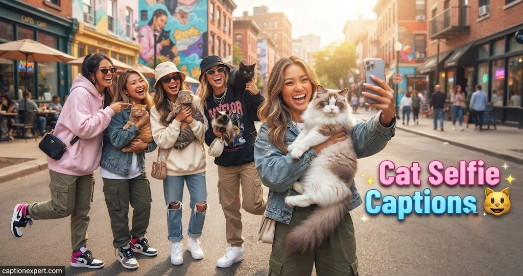Cat Selfie Captions