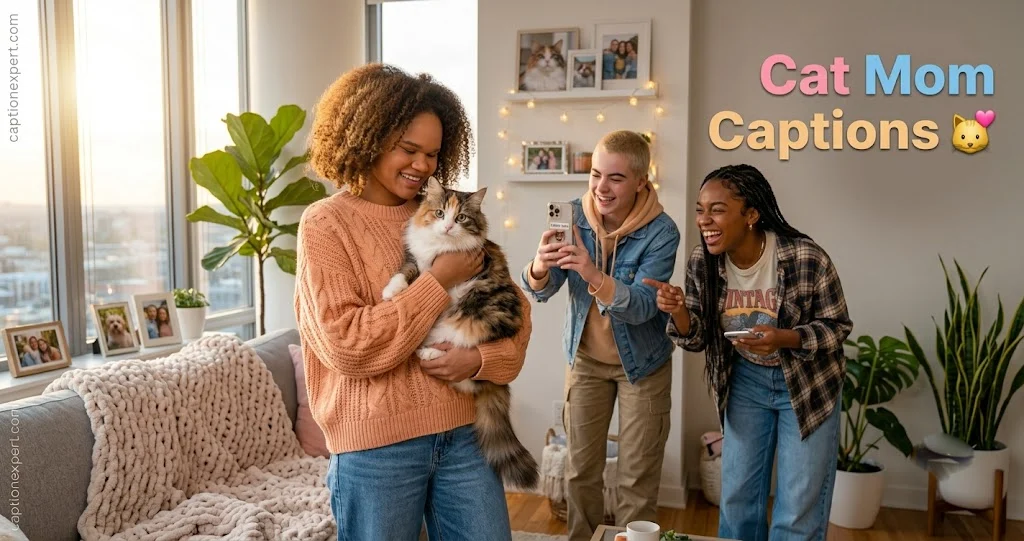 Cat sMom Caption