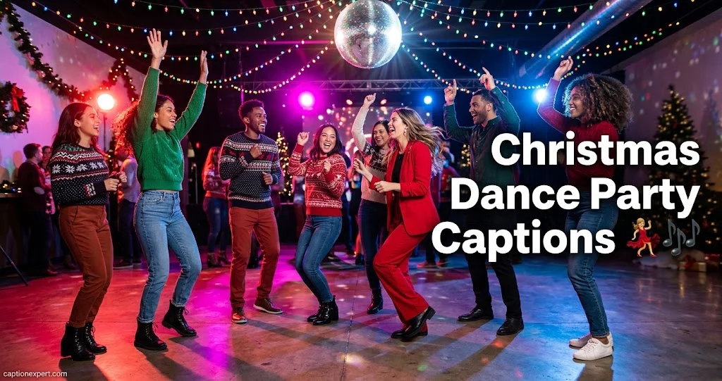 Christmas Dance Party Captions