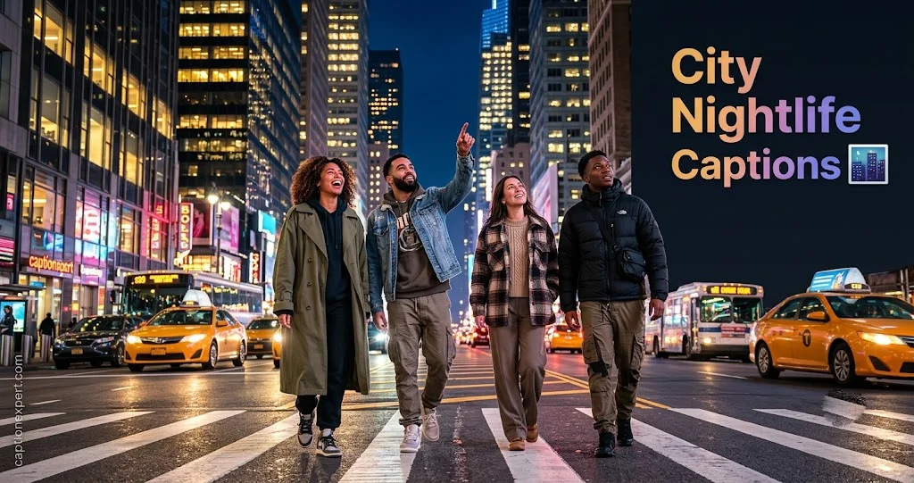 City Nightlife Captions
