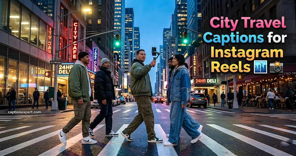 City Travel Captions for Instagram Reels 