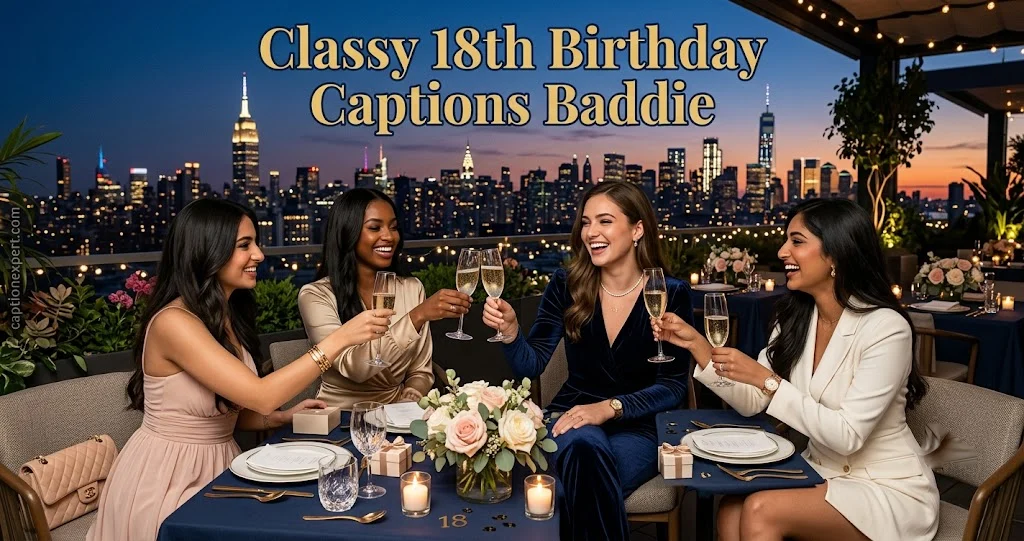 Classy 18th Birthday Captions Baddie
