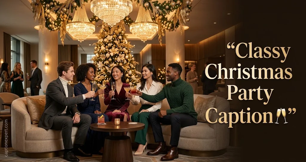 Classy Christmas Party Captions