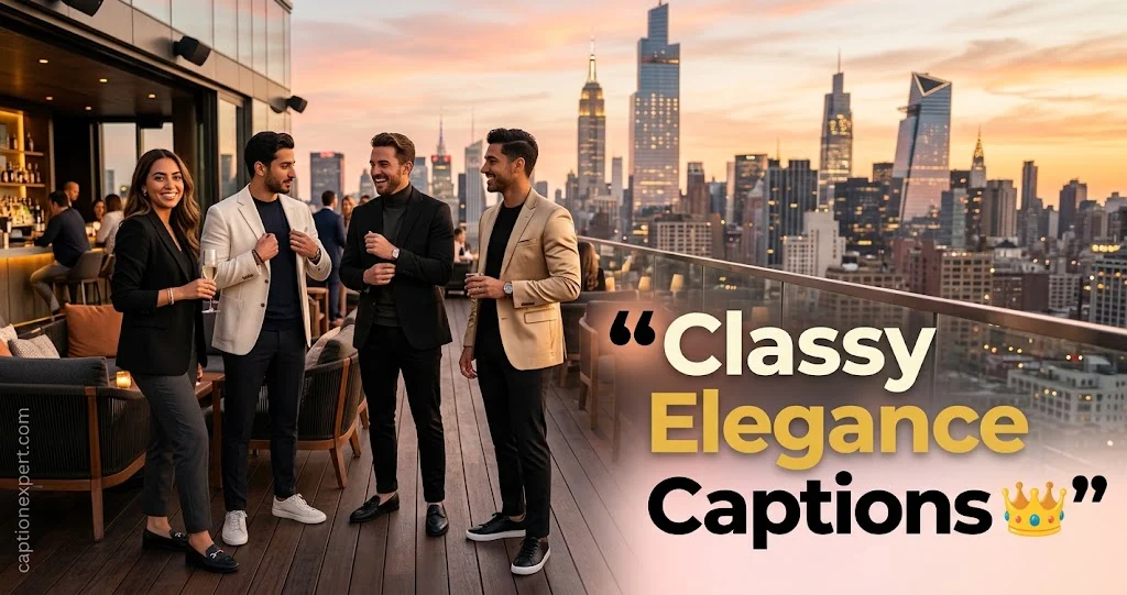 Classy Elegance Captions