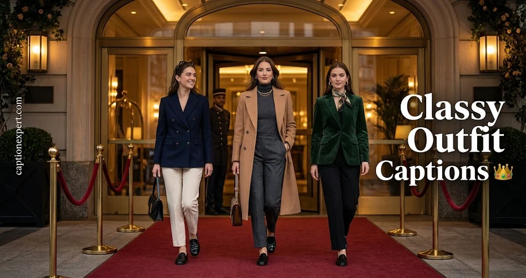 Classy Outfit Captions