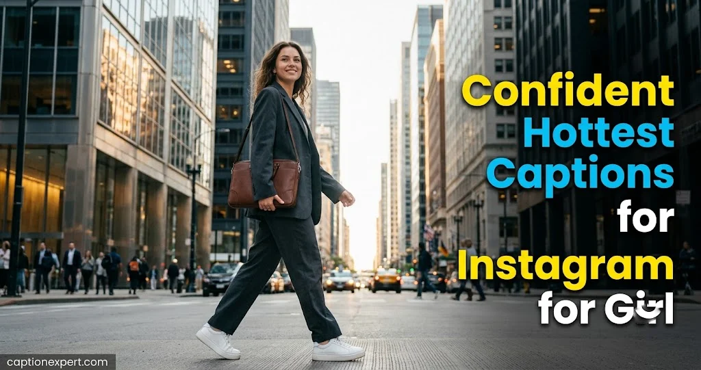 Confident Hottest Captions for Instagram for Girl 