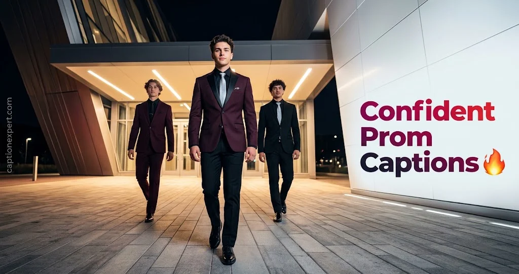Confident Prom Captions