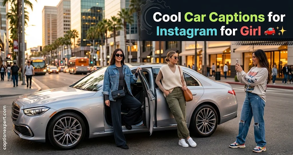 Cool Car Captions for Instagram for Girl