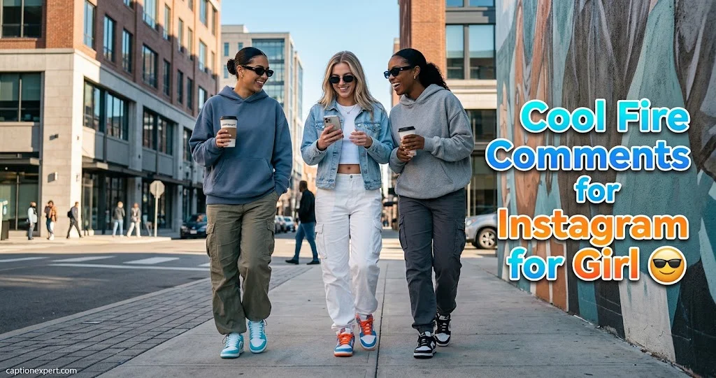 Cool Fire Comments for Instagram for Girl