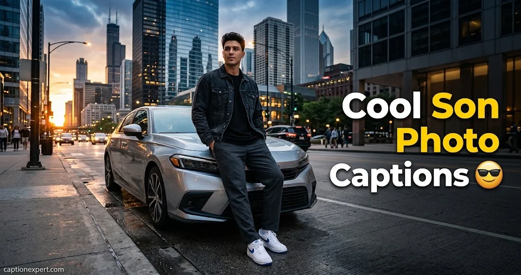 Cool Son Photo Captions
