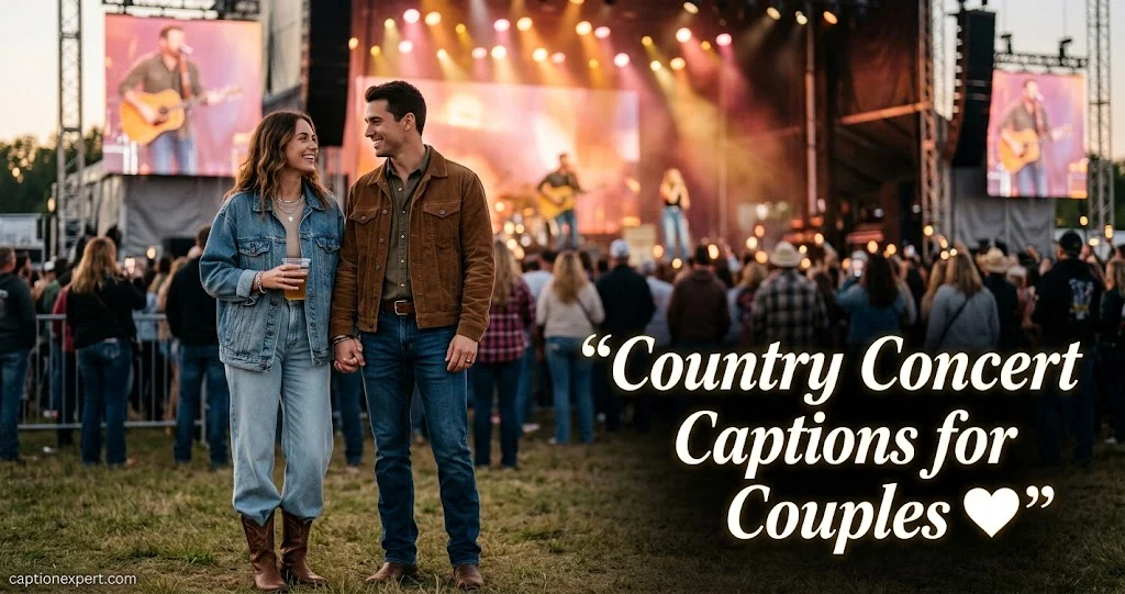 Country Concert Captions for Couples