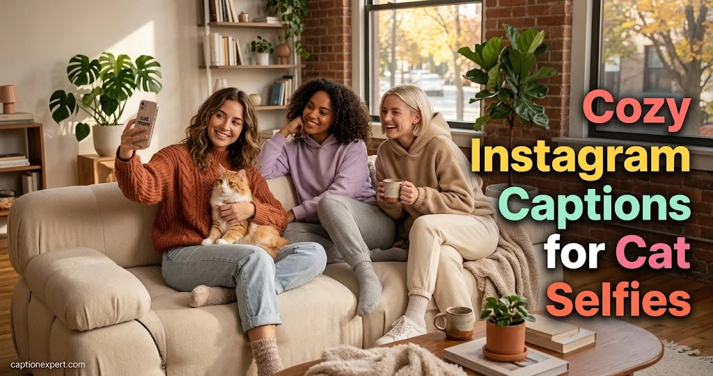Cozy Instagram Captions for Cat Selfies