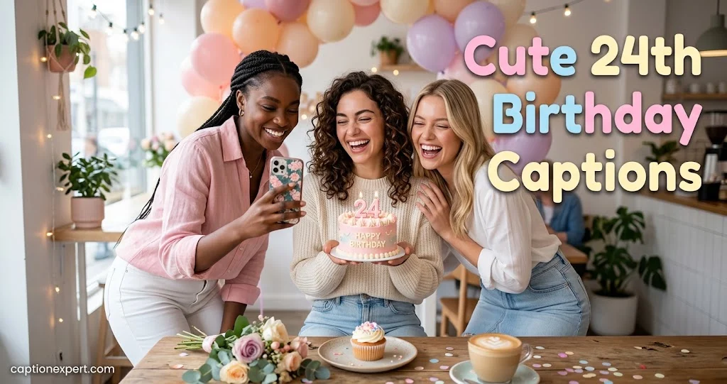 Cute 24th Birthday Captions 