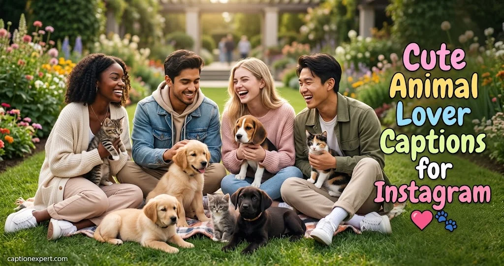Cute Animal Lover Captions
