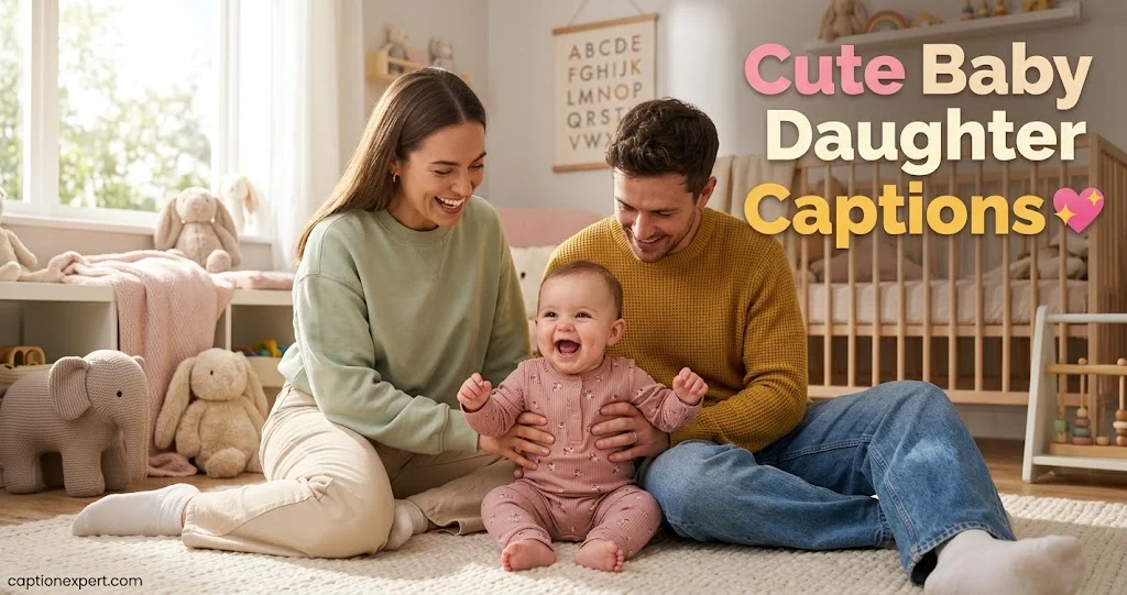 Cute Baby Daughter Captions
