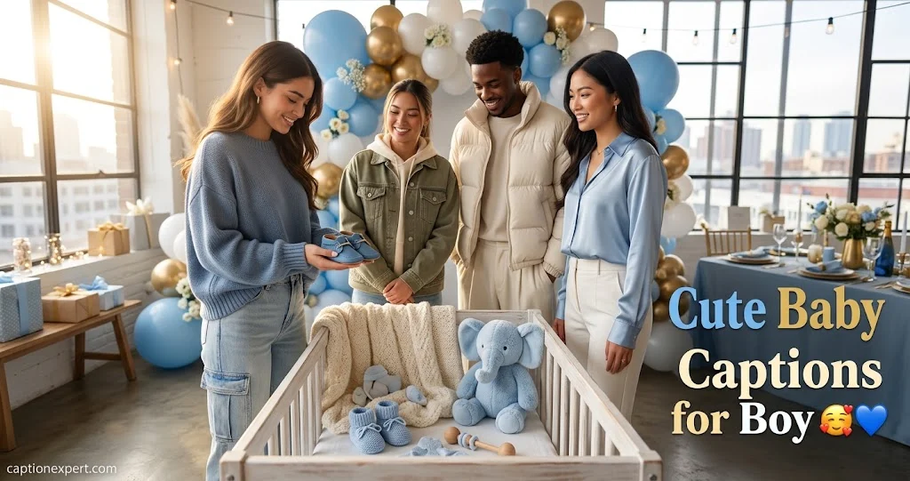 Cute Baby Shower Captions for Boy