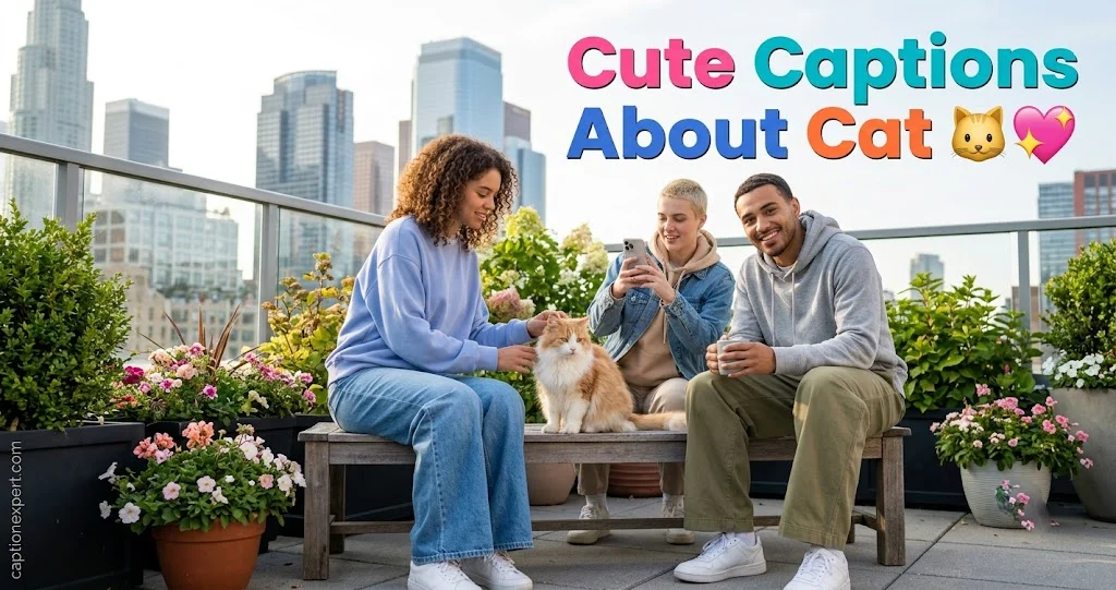 Cute Captions About Cat 