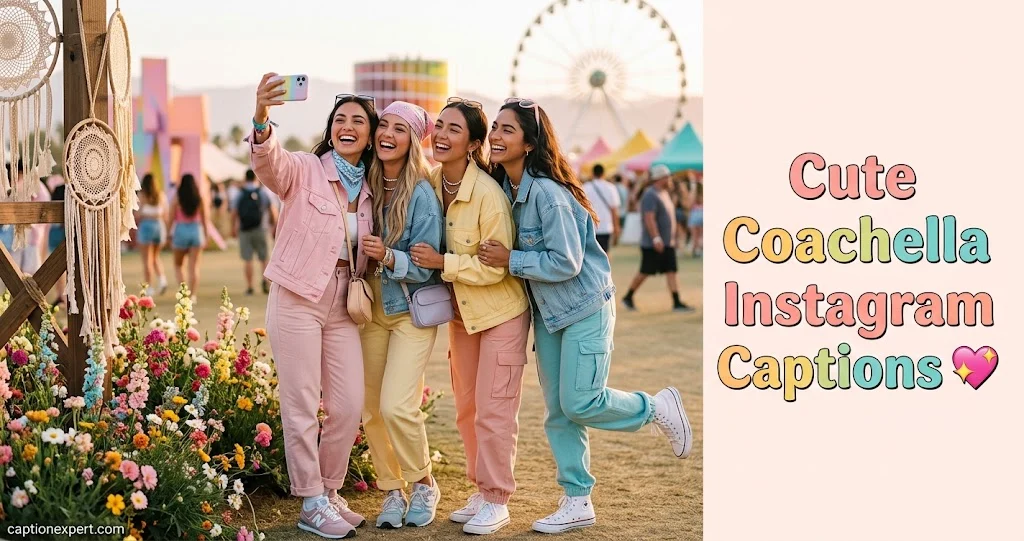 Cute Coachella Instagram Captions 