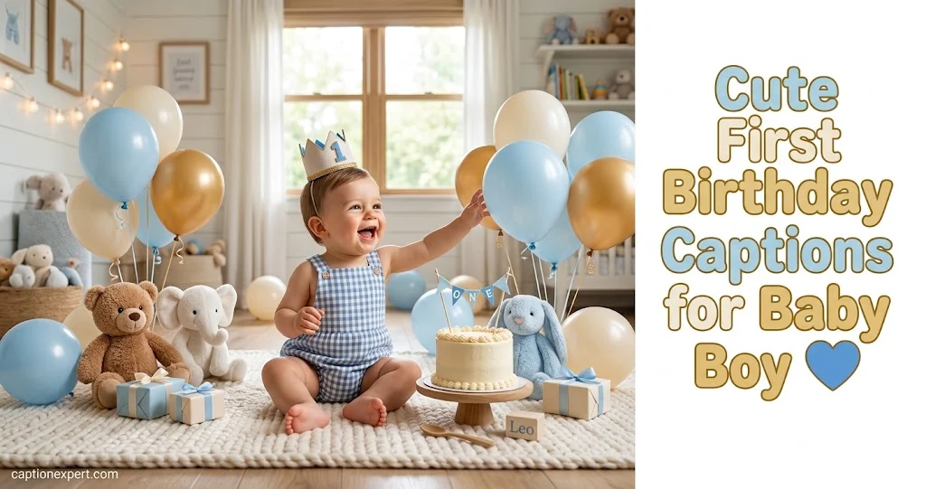 Cute First Birthday Captions