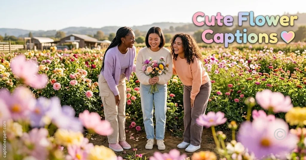 Cute Flower Captions