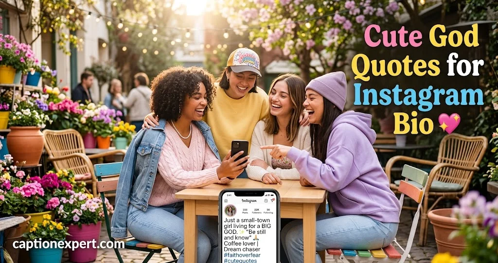Cute God Quotes for Instagram Bio