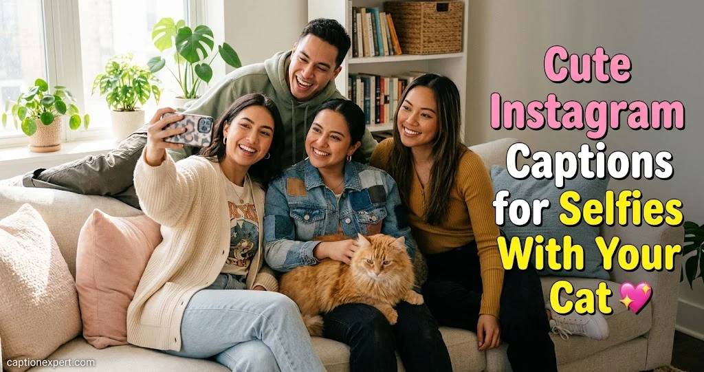 Cute Instagram Captions for Selfies With Your Cat