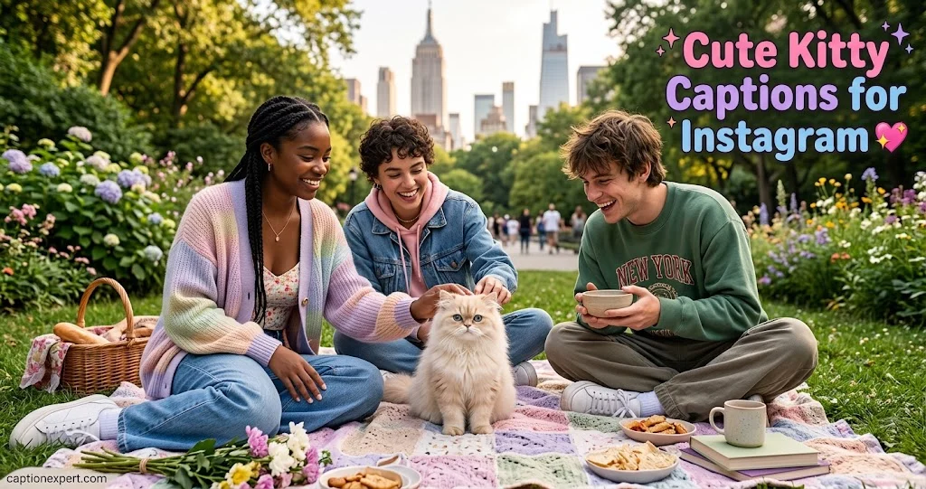 Cute Kitty Captions for Instagram 